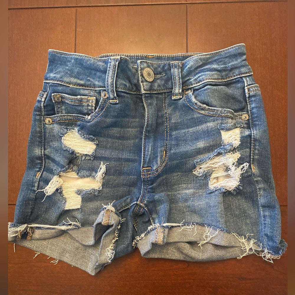 AE Ne(x)t Level High Waisted Denim Short Short